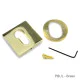 Euro Square Escutcheon