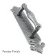 Kirkpatrick 2172 Florentine Door Pull Handle - Pewter Finish