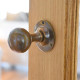 Antique Brass Round Door Knobs