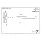 Blacksmith External Beeswax Penny End Door Hinges