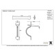 Blacksmith External Beeswax Gothic Thumb Latch