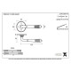 Reeded Lever on Rose Set - Polished Chrome