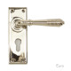 Reeded Lever - Polished Nickel