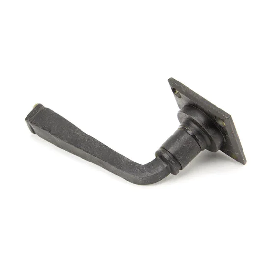 Blacksmith External Beeswax Avon Lever Door Handle on Rose Set - Sprung