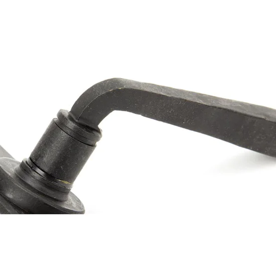 Blacksmith External Beeswax Avon Lever Door Handle on Rose Set - Sprung