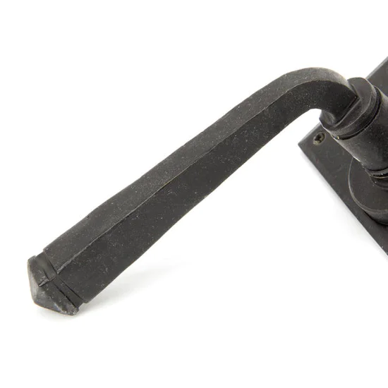 Blacksmith External Beeswax Avon Lever Door Handle on Rose Set - Sprung