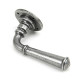 Blacksmith Pewter Patina Regency Lever Door Handle on Rose Set - Unsprung
