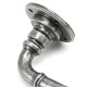 Blacksmith Pewter Patina Regency Lever Door Handle on Rose Set - Unsprung