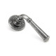 Blacksmith Pewter Patina Regency Lever Door Handle on Rose Set - Sprung