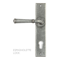 Blacksmith Pewter Patina Regency Lever Door Handle
