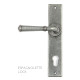 Blacksmith Pewter Patina Regency Lever Door Handle
