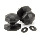 Blacksmith External Beeswax Octagonal Knob Set