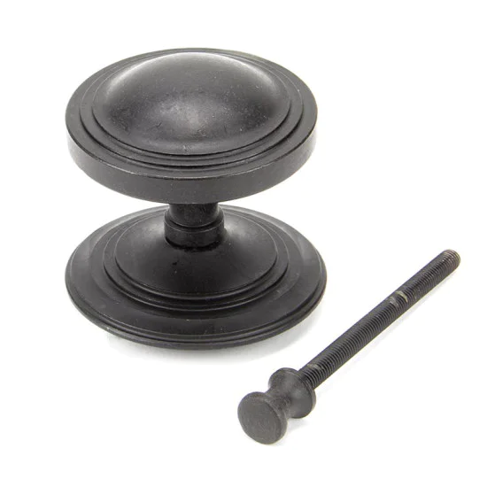 Blacksmith External Beeswax Art Deco Centre Door Knob