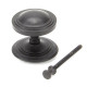 Blacksmith External Beeswax Art Deco Centre Door Knob