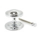 Period Art Deco Centre Door Knob - Polished Chrome