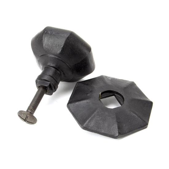 Blacksmith External Beeswax Octagonal Centre Door Knob