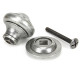 Blacksmith Pewter Patina Regency Centre Door Knob