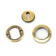 Aged Brass Round Escutcheon