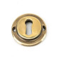 Aged Brass Beehive Round Escutcheon
