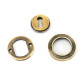 Aged Brass Beehive Round Escutcheon