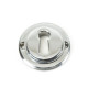 Polished Chrome Art Deco Round Escutcheon