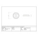 Polished Chrome Art Deco Round Escutcheon