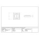 Polished Chrome Square Escutcheon