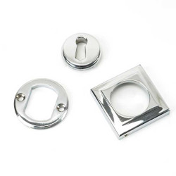 Polished Chrome Square Escutcheon