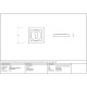 Polished Nickel Square Escutcheon