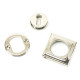 Polished Nickel Square Escutcheon