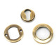 Aged Brass Round Euro Escutcheon