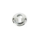 Polished Chrome Art Deco Round Euro Escutcheon