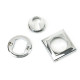Polished Chrome Square Euro Escutcheon