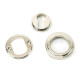 Polished Nickel Art Deco Round Euro Escutcheon
