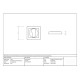 Polished Nickel Square Euro Escutcheon