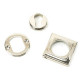 Polished Nickel Square Euro Escutcheon