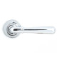 Newbury Lever on Round Rose Set - Polished Chrome