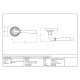 Newbury Lever on Beehive Rose Set - Polished Nickel