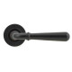 Newbury Lever on Round Rose Set - Aged Bronze