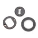 Aged Bronze Art Deco Escutcheon