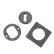 Aged Bronze Square Escutcheon