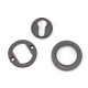 Aged Bronze Round Euro Escutcheon