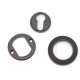 Aged Bronze Beehive Euro Escutcheon