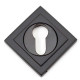 Aged Bronze Square Euro Escutcheon