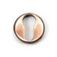Polished Bronze Round Euro Escutcheon