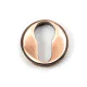 Polished Bronze Round Euro Escutcheon