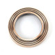 Polished Bronze Beehive Euro Escutcheon