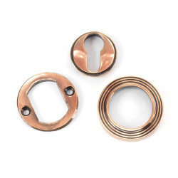 Polished Bronze Beehive Euro Escutcheon