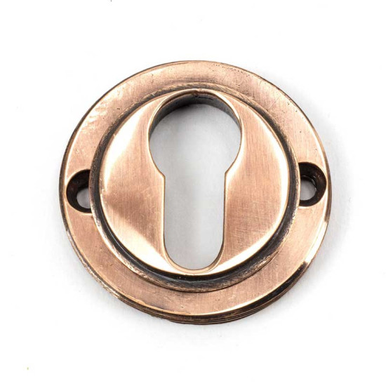 Polished Bronze Square Euro Escutcheon