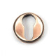 Polished Bronze Square Euro Escutcheon